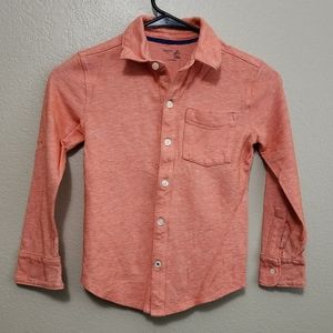 Heathered Orange GAP Button Down